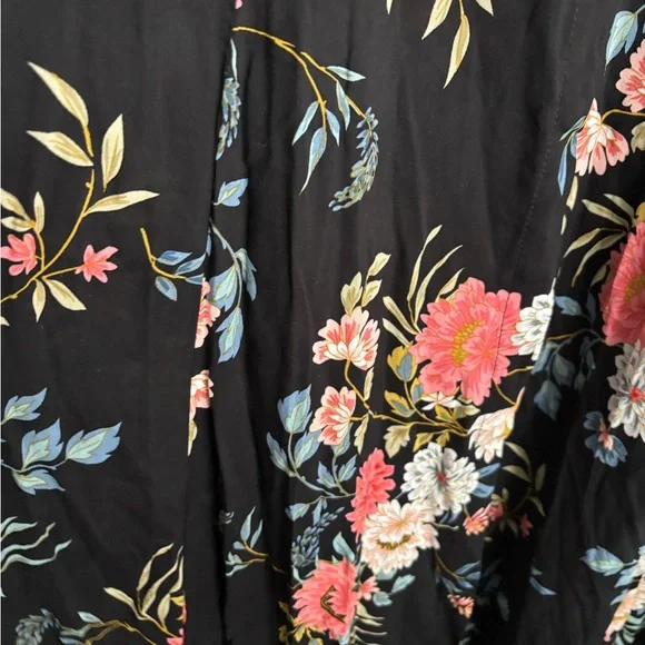 ZARA Floral Black Maxi Dress - Picture 5 of 5